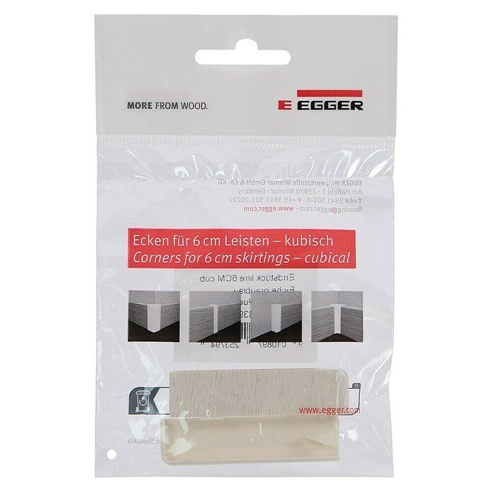 Egger Endkappe Cubical (Eiche graublau, 2 Stk., Passend für: Egger Cubical Sockelleisten 14 x 58 mm) | BAUHAUS
