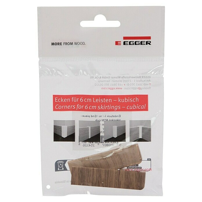 Egger Endkappe Cubical (Eiche greige, 2 Stk., Passend für: Egger Cubical Sockelleisten 14 x 58 mm) | BAUHAUS