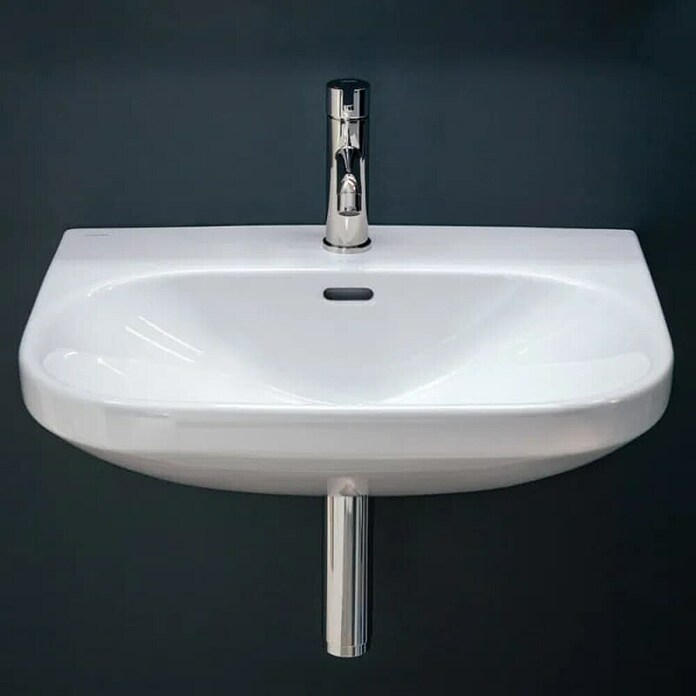 Laufen Umivalnik Lua  (460 x 550 mm, Odprtina za armaturo: Sredina, S prelivom, Bela) | 3941 - Waschtische Marke | DBBA - Keramik Marke | DBB - Keramik | DB - Keramik/Wannen | D - Sanitär | BAUHAUS