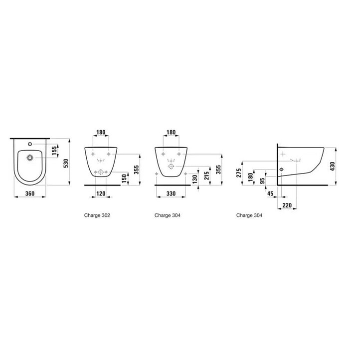 Laufen Stenski bide Pro  (360 x 530 mm, Bela, Keramika) | Bideji | Kopalniška keramika | Kopalnica in sanitarije | Izdelki | BAUHAUS