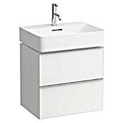 Laufen Waschtisch Val (420 x 600 mm, Hahnloch: Mitte, Mit Überlauf, Weiß) | BAUHAUS