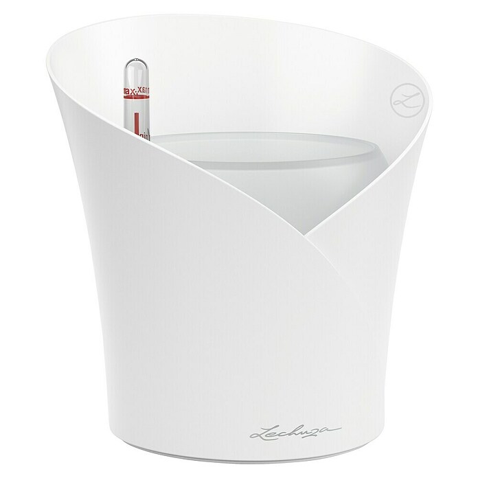 Lechuza Orchideentopf Orchidea All-In-One (L x B x H: 18,3 x 17,9 x 19,5 cm, Weiß)