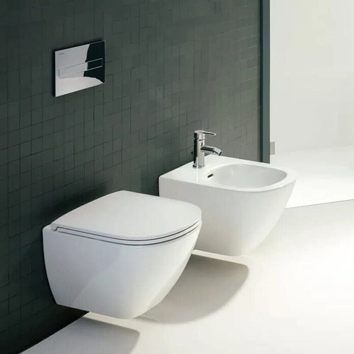 Laufen Stenski bide Lua  (360 x 520 mm, Bela, Keramika) | Bideji | Kopalniška keramika | Kopalnica in sanitarije | Izdelki | BAUHAUS