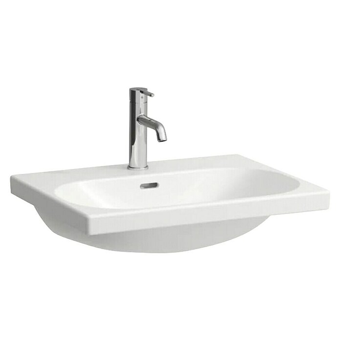 Laufen Umivalnik Lua  (460 x 600 mm, Odprtina za armaturo: Sredina, S prelivom, Bela) | 3941 - Waschtische Marke | DBBA - Keramik Marke | DBB - Keramik | DB - Keramik/Wannen | D - Sanitär | BAUHAUS