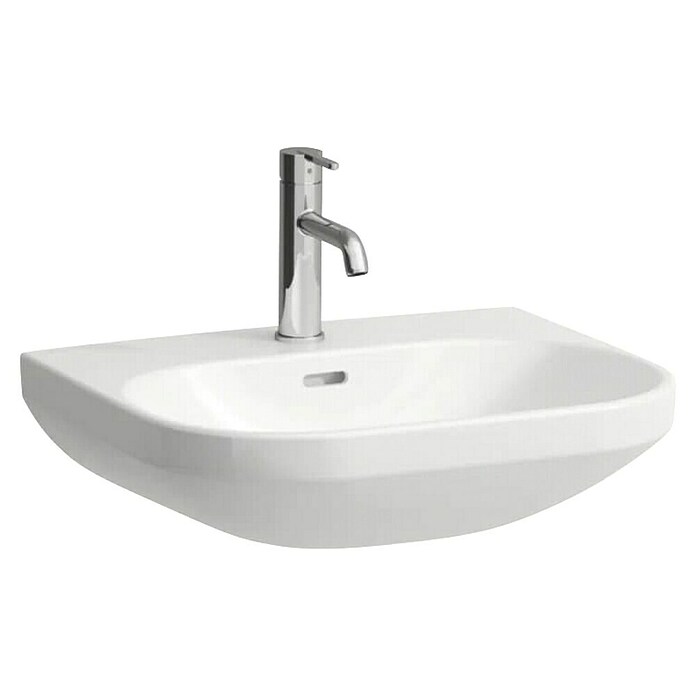 Laufen Umivalnik Lua  (460 x 550 mm, Odprtina za armaturo: Sredina, S prelivom, Bela) | 3941 - Waschtische Marke | DBBA - Keramik Marke | DBB - Keramik | DB - Keramik/Wannen | D - Sanitär | BAUHAUS