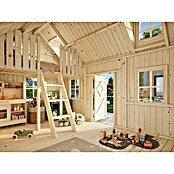 Palmako Caseta infantil Marie con altillo (L x An x Al: 286 x 193 x 234 cm, Madera, Marróm) | BAUHAUS