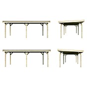 Palmako Pérgola Lenna Set L (L x An: 628 x 340 cm, Madera, Natural) | BAUHAUS