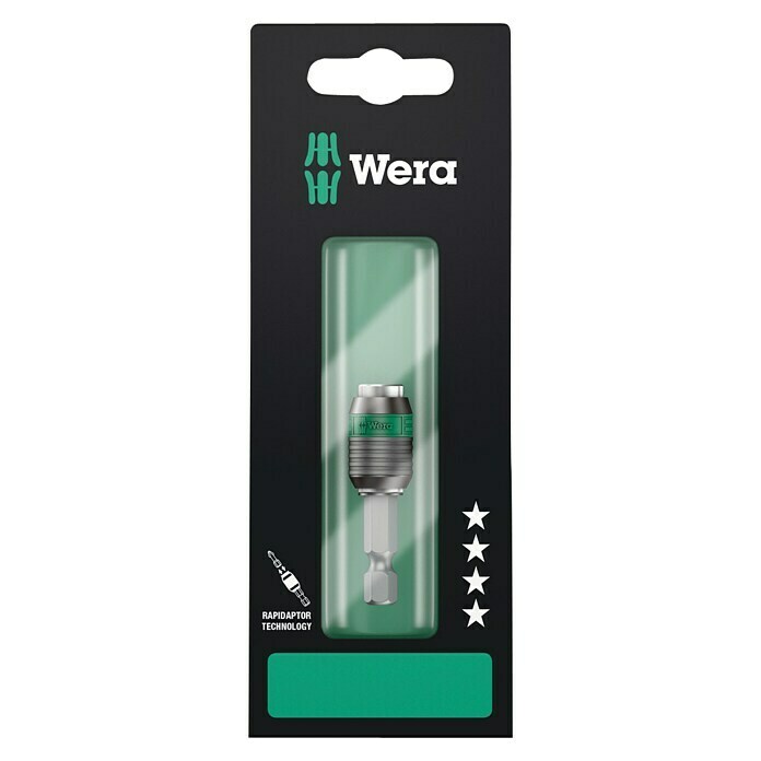 Wera Premium Plus Bithalter Rapidaptor 889/4/1 KStarker Dauermagnet Front View