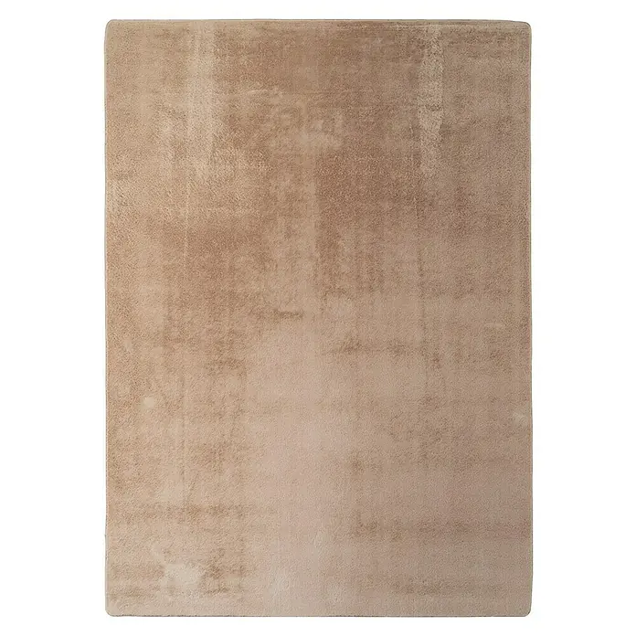 Kurzflorteppich Joy - Beige, 280 x 200 cm, 100 % Polyester - Beiger Teppich mit subtilen Texturen, der Wärme und Komfort in jeden Raum bringt, ideal für ein gemütliches Ambiente.