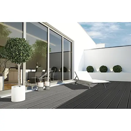 WPC-Terrassendiele Dark Grey