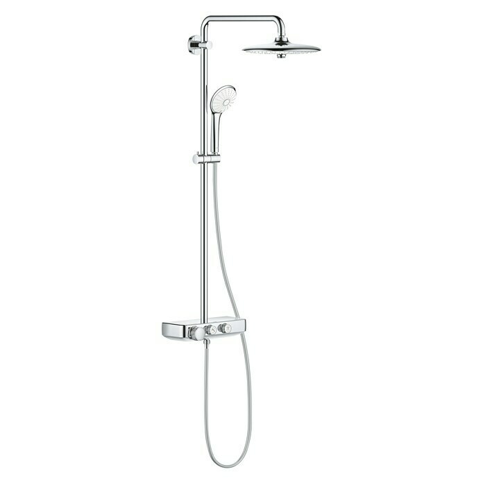 Grohe Euphoria Duschsystem Smart-Control 260Mit Thermostatarmatur, Lochabstand: 99,7 cm, Anzahl Strahlarten: 3 Stk., Chrom Unknown