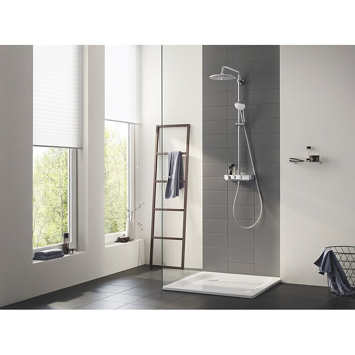 Grohe Euphoria Duschsystem Smart-Control 260 (Mit Thermostatarmatur, Lochabstand: 99,7 cm, Verchromt)