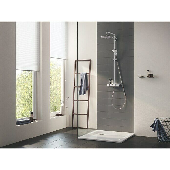 Grohe Euphoria Duschsystem Smart-Control 260Mit Thermostatarmatur, Lochabstand: 99,7 cm, Anzahl Strahlarten: 3 Stk., Chrom Unknown