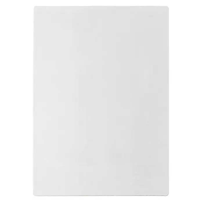 Kurzflorteppich Joy - Weiß, 100 x 60 cm, 100 % Polyester - Weiße Papierblätter, ideal für Ausdrucke, Notizen oder kreative Projekte. Perfekt für Büro, Schule oder Zuhause, vielseitig und hochwertig.