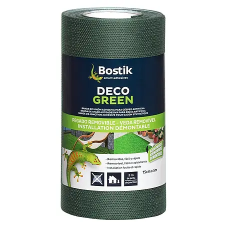 Bostik  Banda de fijación autoadhesiva Deco green