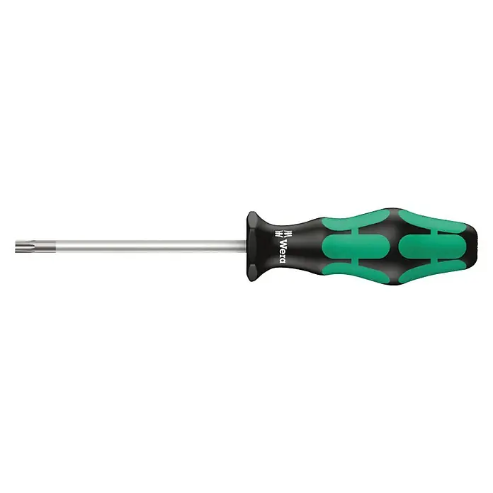 Wera Kraftform Plus Schraubendreher 367 HF - Abtriebsgröße: TX 10, Klingenlänge: 80 mm - Wera Torx Schraubendreher mit ergonomischem Griff für komfortables und präzises Schrauben, ideal für professionelle Anwendungen und Heimwerker.