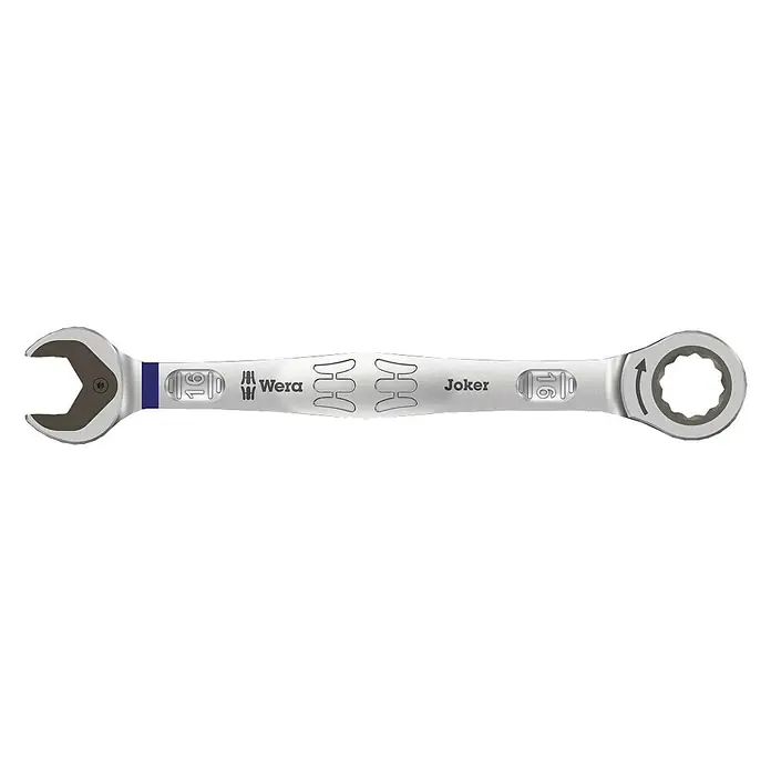 Wera Ringmaulschlüssel Joker - 16 mm - Hochwertiger Wera Joker Maul-Ringratschenschlüssel, ideal für präzise Schraubarbeiten. Das Werkzeug überzeugt durch seine robuste Bauweise.