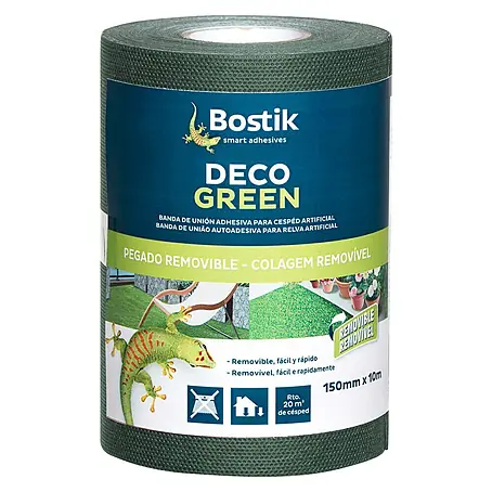 Bostik  Banda de fijación autoadhesiva Deco green