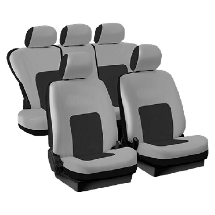 Set presvlaka za automobilska sjedala X-City  (Siva, Prikladno za: Vozila s bočnim zračnim jastucima) | BAUHAUS