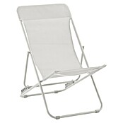 Sunfun Strandstuhl (B x T x H: 60 x 77 x 89 cm, Stahl, Textil, Light-Greige) | BAUHAUS