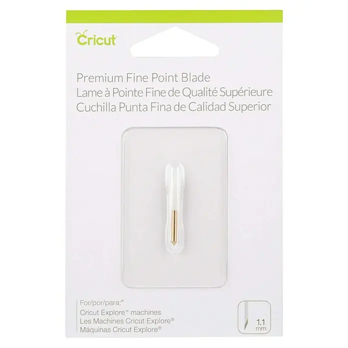 Cricut Plotter-Werkzeug Ersatz-Premium-Feinschnittklinge - Passend für: Cricut Maker und Cricut Explore Schneideplotter - Cricut Premium Feinspitzenklinge für präzise Schnitte. Ideal für Cricut Explore Maschinen, ermöglicht detailreiche Projekte.