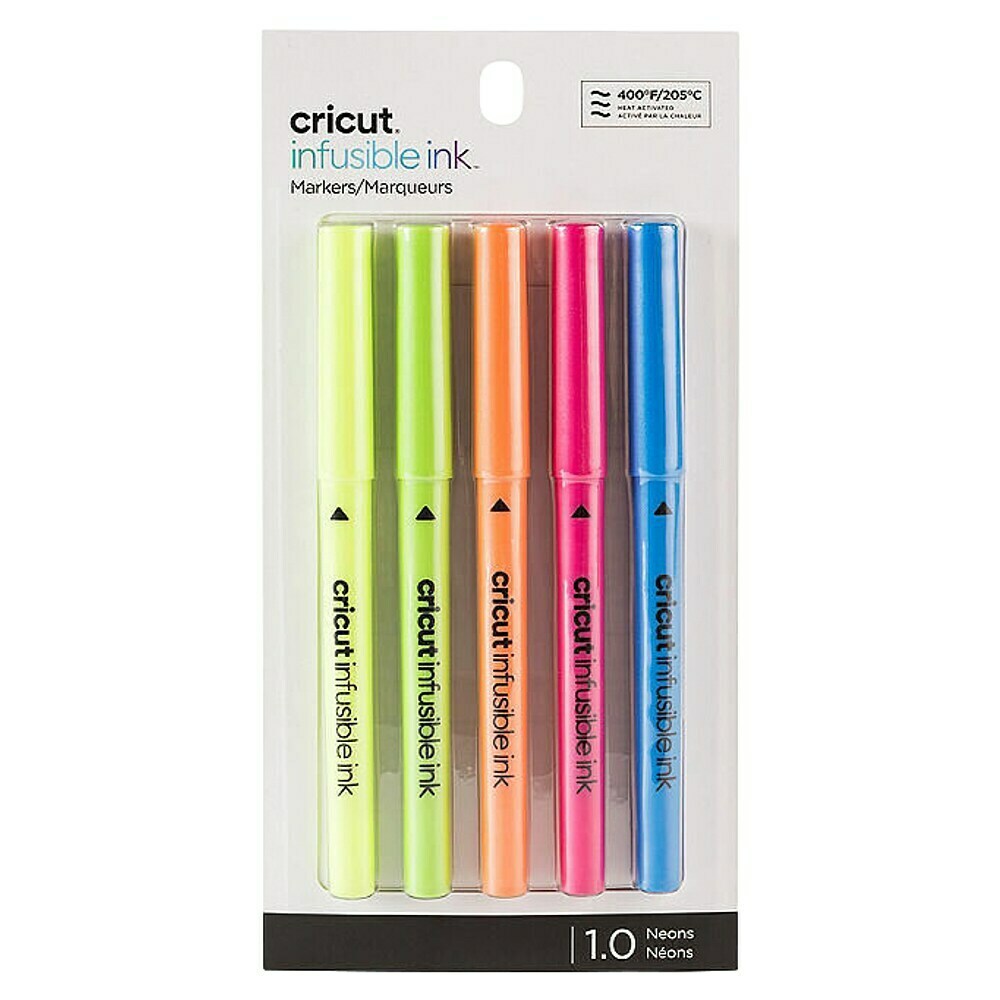 Cricut Filzstift-Set Infusible Ink Filzstift-Set Neon - 5 -tlg., Neon ...
