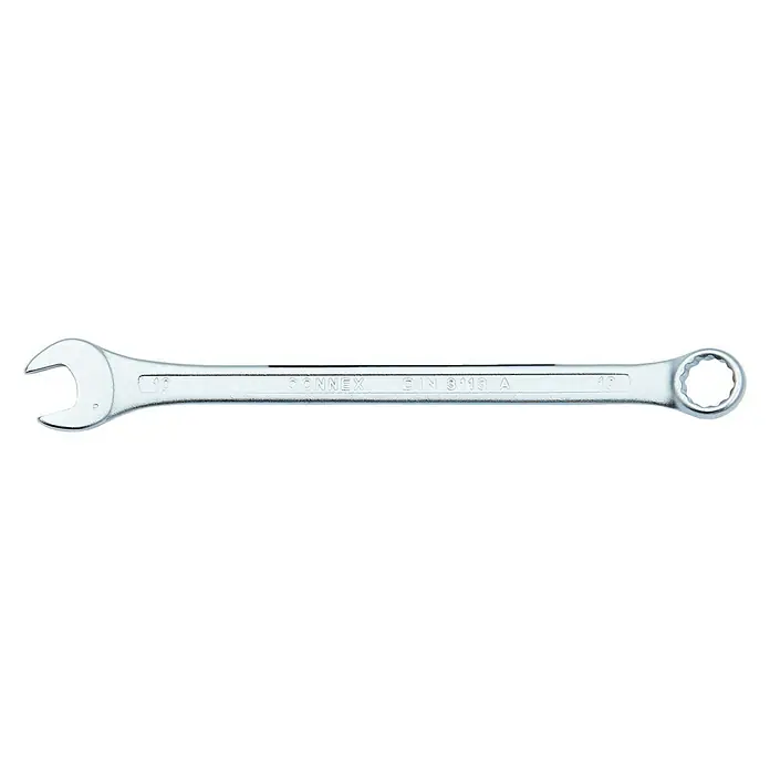 Connex Llave combinada - Ancho de llave: 10 mm - Una llave combinada Connex plateada, ideal para taller y bricolaje, DIN 3113 A, talla 19. Herramienta robusta.