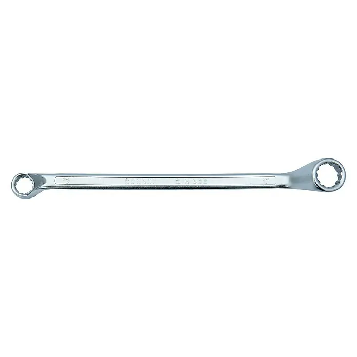 Connex Llave de anillo doble - Ancho de llave: 13 mm - 17 mm - Llave de tubo Connex, una herramienta práctica para apretar y aflojar tornillos y tuercas de diferentes tamaños para diversos trabajos.