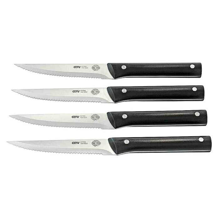 Dick Steakmesser-Set BBQ (4 -tlg., Stahl, Länge: 26 cm) | BAUHAUS