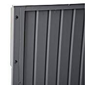 Sunfun Solo Garten-Aufbewahrungschrank (L x B x H: 90 x 46 x 86 cm, Stahl, Polywood, Night-Grey) | BAUHAUS