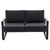 Sunfun Maja Loungesofa 2-Sitzer (B x T x H: 139,5 x 76 x 74,5 cm, Aluminium, Olefin, Night-Grey) | BAUHAUS