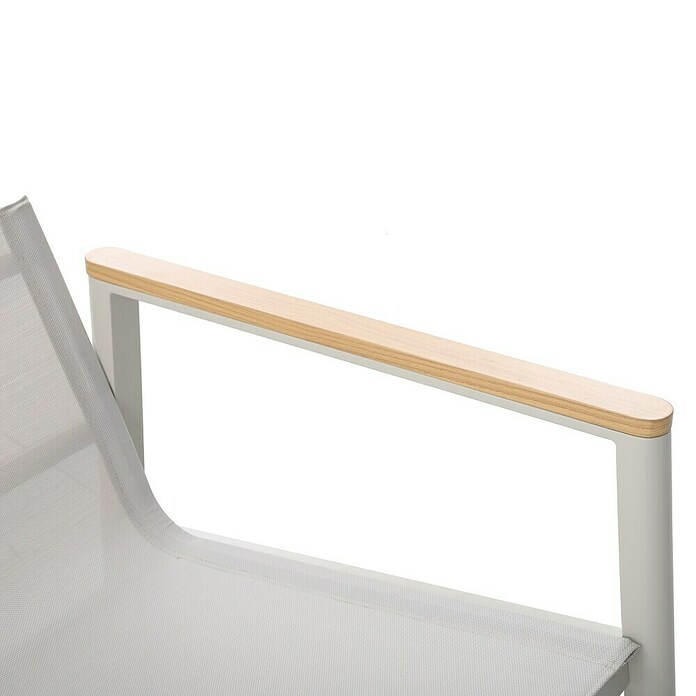 Sunfun Solo Loungesofa 3-Sitzer (B x T x H: 199 x 84,5 x 62,5 cm, Aluminium, Olefin, Light-Greige) | BAUHAUS