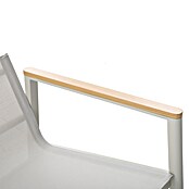 Sunfun Solo Loungesofa 3-Sitzer (B x T x H: 199 x 84,5 x 62,5 cm, Aluminium, Olefin, Light-Greige) | BAUHAUS