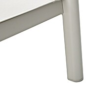 Sunfun Solo Loungesofa 3-Sitzer (B x T x H: 199 x 84,5 x 62,5 cm, Aluminium, Olefin, Light-Greige) | BAUHAUS