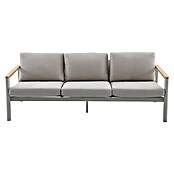 Sunfun Solo Loungesofa 3-Sitzer (B x T x H: 199 x 84,5 x 62,5 cm, Aluminium, Olefin, Light-Greige) | BAUHAUS