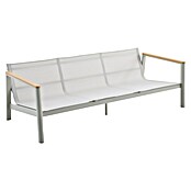 Sunfun Solo Loungesofa 3-Sitzer (B x T x H: 199 x 84,5 x 62,5 cm, Aluminium, Olefin, Light-Greige) | BAUHAUS