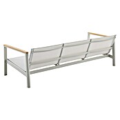 Sunfun Solo Loungesofa 3-Sitzer (B x T x H: 199 x 84,5 x 62,5 cm, Aluminium, Olefin, Light-Greige) | BAUHAUS