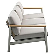 Sunfun Solo Loungesofa 3-Sitzer (B x T x H: 199 x 84,5 x 62,5 cm, Aluminium, Olefin, Light-Greige) | BAUHAUS