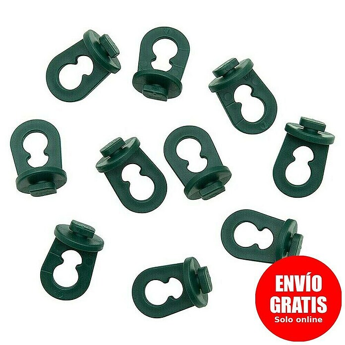 Palram Clip para invernadero (10 uds., Plástico)