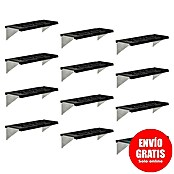 Palram – Canopia Estantería para invernadero (64,5 x 27 x 17,3 cm, Negro, 12 ud.) | BAUHAUS