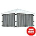 Palram – Canopia Cortina mosquitera para cenador Dallas 