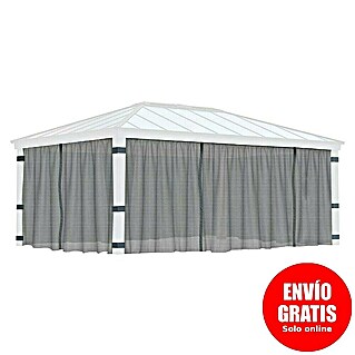 Palram – Canopia Cortina mosquitera para cenador Dallas (An x Al: 533 x 212 cm, Gris)