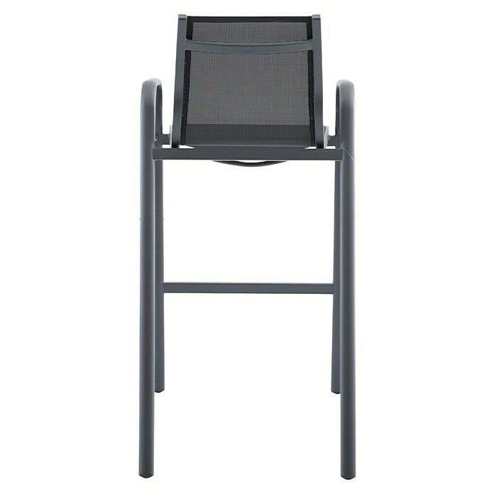 Sunfun Gastro Vrtni barski stol  (Jeklo, Tekstil, Možnost nakladanja, Antracit, Š x G x V: 53,5 x 74 x 110 cm) | 8350 - Stühle Textilen | ICAB - Sommermöbel Stühle | ICA - Sommermöbel | IC - Freizeit im Garten | I - Stadtgarten | BAUHAUS