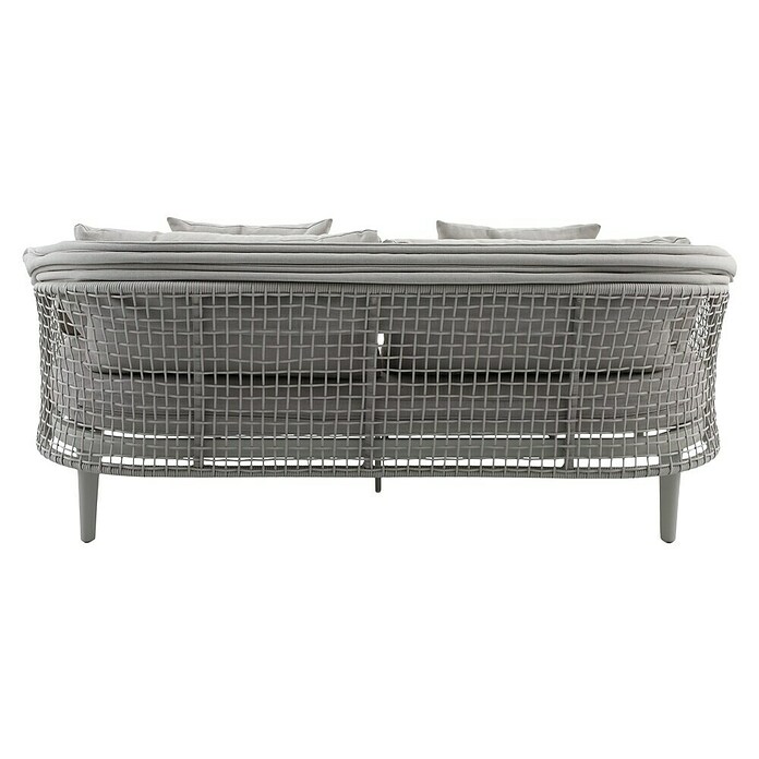 Sunfun Solo Rope Lounge kavč  (Š x G x V: 187 x 114 x 81,5 cm, Aluminij, Olefin, Siva) | 8303 - Loungeset | ICAE - Sommermöbel Loungemöbel | ICA - Sommermöbel | IC - Freizeit im Garten | I - Stadtgarten | BAUHAUS