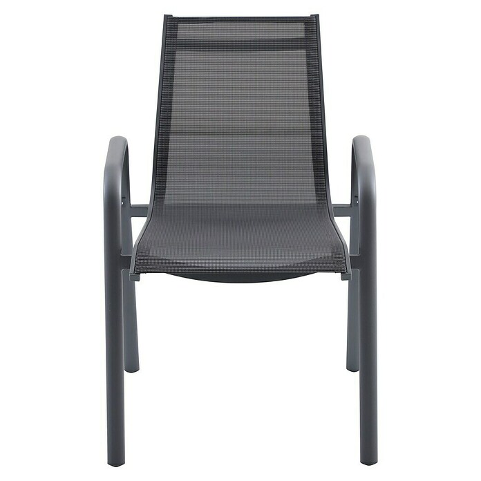 Sunfun Gastro Vrtni fotelj Gastro  (Jeklo, Tekstil, Možnost nakladanja, Antracit, Š x G x V: 57,5 x 68,5 x 88 cm) | 8350 - Stühle Textilen | ICAB - Sommermöbel Stühle | ICA - Sommermöbel | IC - Freizeit im Garten | I - Stadtgarten | BAUHAUS