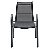 Sunfun Gastro Vrtni fotelj Gastro  (Jeklo, Tekstil, Možnost nakladanja, Antracit, Š x G x V: 57,5 x 68,5 x 88 cm) | 8350 - Stühle Textilen | ICAB - Sommermöbel Stühle | ICA - Sommermöbel | IC - Freizeit im Garten | I - Stadtgarten | BAUHAUS