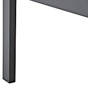 Sunfun Maja Garten-Loungetisch Holzoptik (L x B x H: 100 x 100 x 42 cm, Aluminium, Polywood, Night-Grey) | BAUHAUS