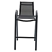 Sunfun Gastro Vrtni barski stol  (Jeklo, Tekstil, Možnost nakladanja, Antracit, Š x G x V: 53,5 x 74 x 110 cm) | 8350 - Stühle Textilen | ICAB - Sommermöbel Stühle | ICA - Sommermöbel | IC - Freizeit im Garten | I - Stadtgarten | BAUHAUS