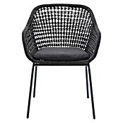 Sunfun Sarah Gartensessel Rope (Stahl, Olefin, Night Grey, B x T x H: 59 x 58 x 80 cm) | BAUHAUS