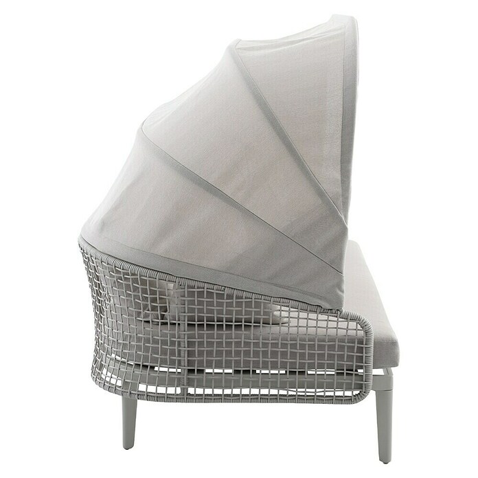 Sunfun Solo Rope Lounge kavč  (Š x G x V: 187 x 114 x 81,5 cm, Aluminij, Olefin, Siva) | 8303 - Loungeset | ICAE - Sommermöbel Loungemöbel | ICA - Sommermöbel | IC - Freizeit im Garten | I - Stadtgarten | BAUHAUS